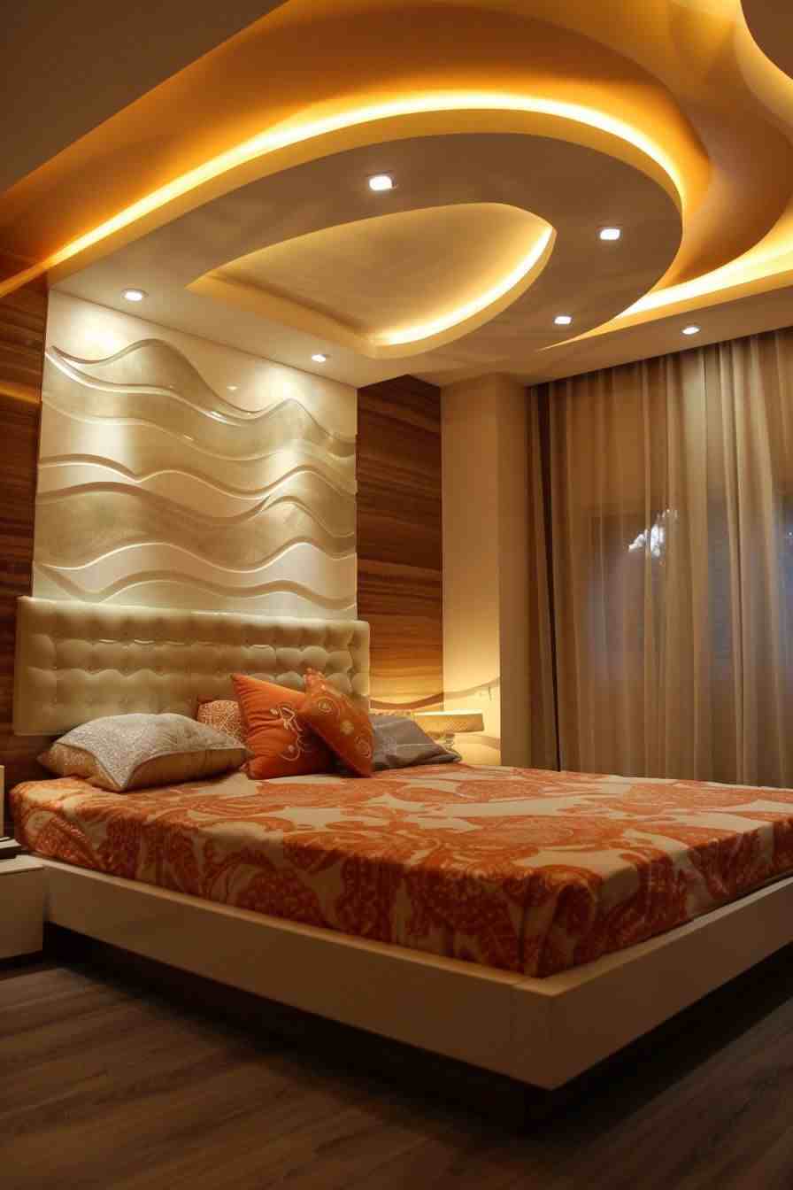 اسقف جبس بورد حديثة غرف نوم