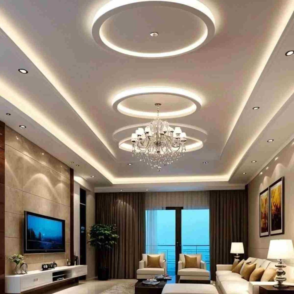 اسقف جبس بورد للصالات المستطيلة